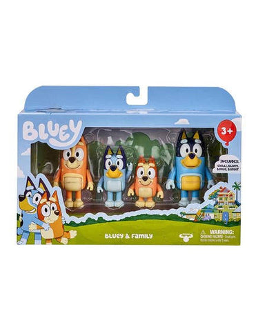 Bandai Bluey & Family 4 Pack
