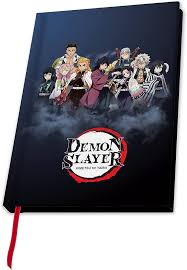 ABYSTYLE Demon Slayer Kimetsu No Yaiba Pillars Hardcover Notebook 8.5" x 6.3" Anime Manga Office School Stationary