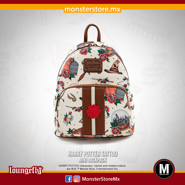 Harry Potter Relics Tattoo Envelope Mini Backpack