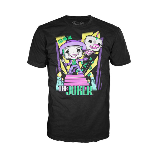 Funko POP! Joker 1989 (Metallic) #403 & Tee Exclusive Mexico