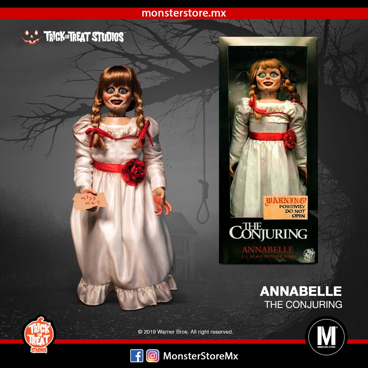 Trick or Treat Studios Annabelle Life Size 1:1 PROP REPLICA