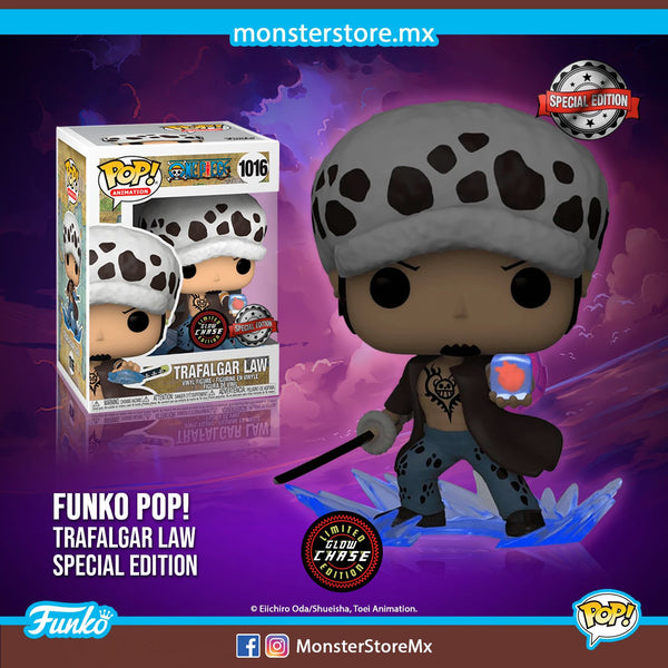 Funko POP! Animation: One Piece - Trafalgar Law #1016 Regular y Chase