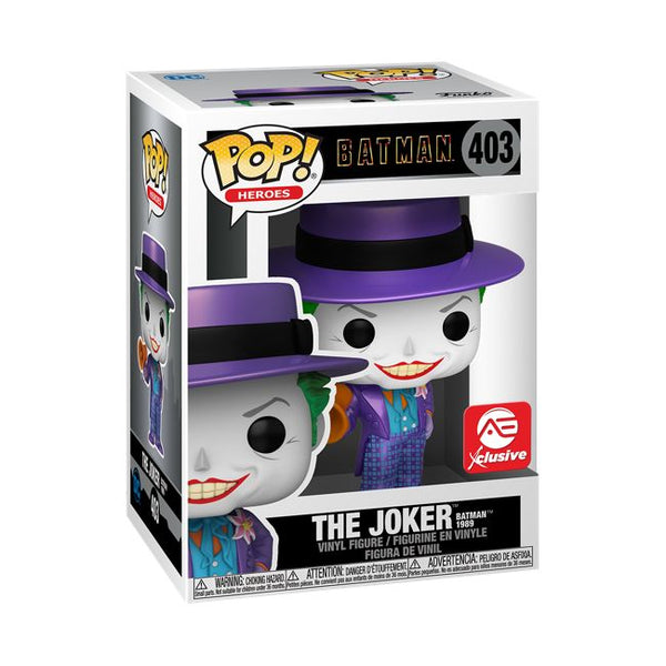 Funko POP! Joker 1989 (Metallic) #403 & Tee Exclusive Mexico