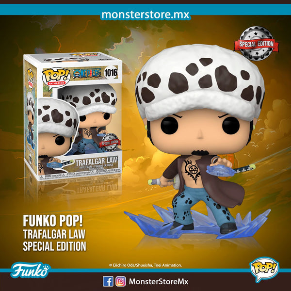 Funko POP! Animation: One Piece - Trafalgar Law #1016 Regular y Chase