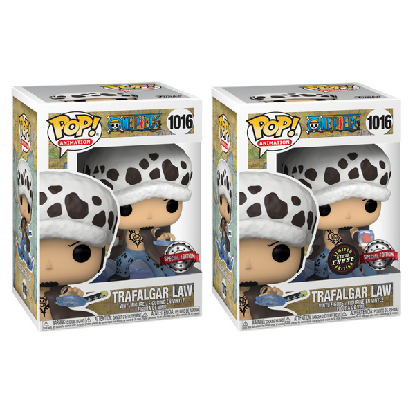 Funko POP! Animation: One Piece - Trafalgar Law #1016 Regular y Chase