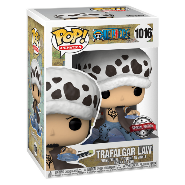 Funko POP! Animation: One Piece - Trafalgar Law #1016 Regular y Chase