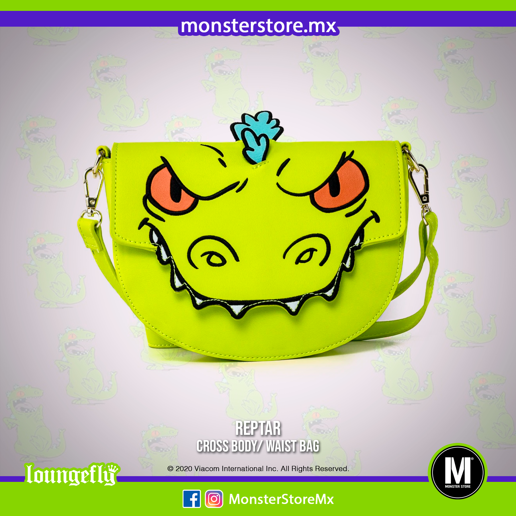 Reptar Cross Body/Waist Bag